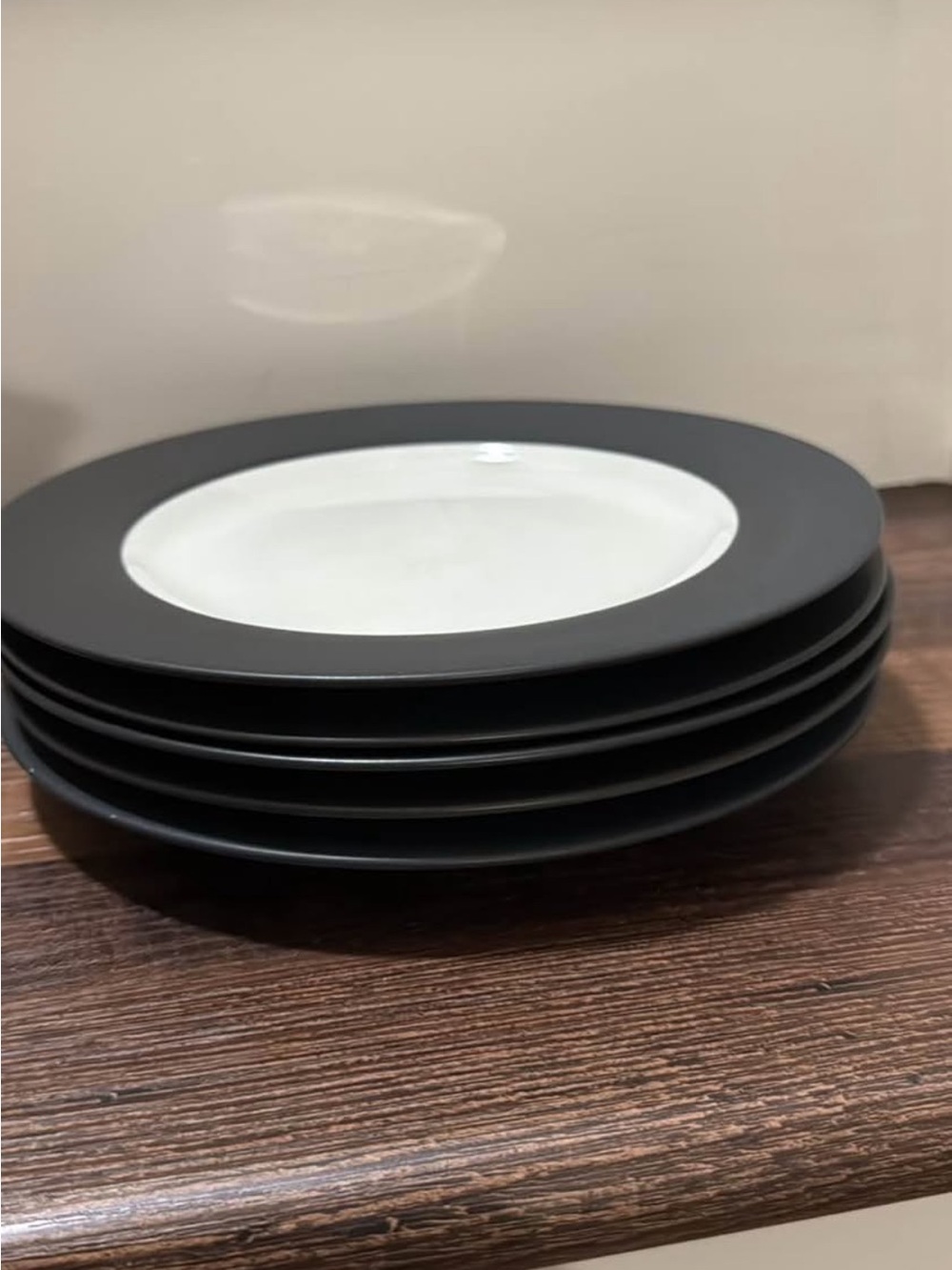 Noritake Graphite Colorwave Rim Salad Plates x5 - Picture 4 of 4